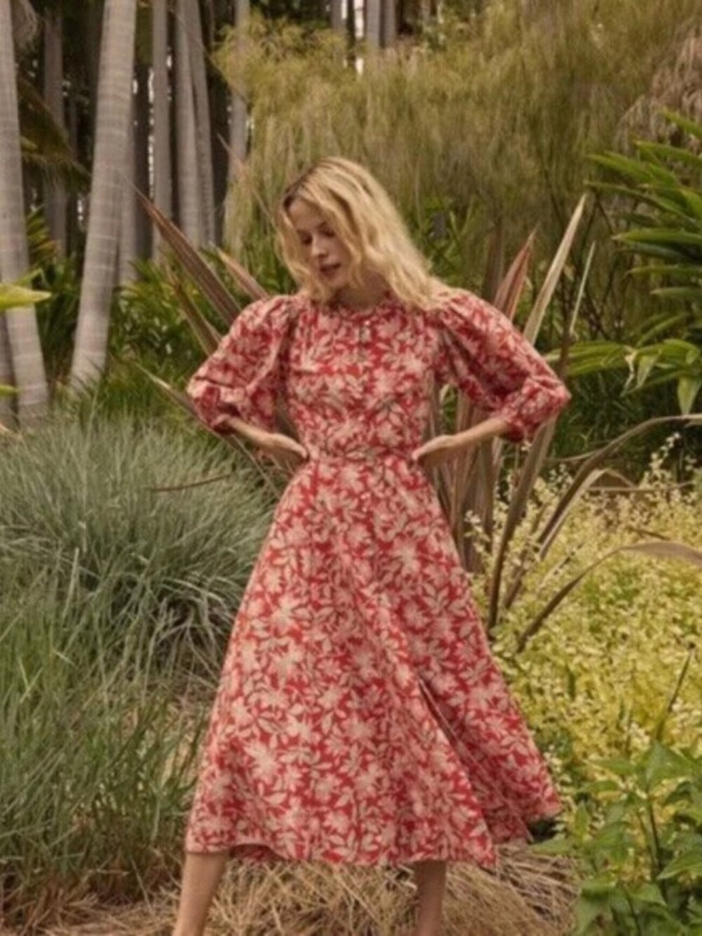 Doen Edessa Dress in Jardin Majorelle Size Small